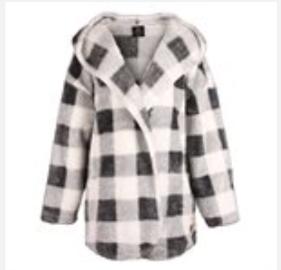 Buffalo plaid long cardigan sales
