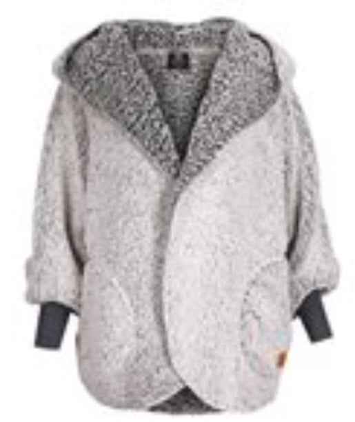 Black sherpa cardigan store